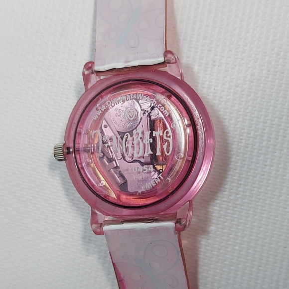 Vintage Dingbats Quartz Pink Butterfly Wrist Watch, New Battery - Picture 6 of 9